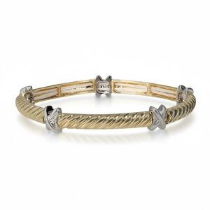 Gold and Silver Bracelet